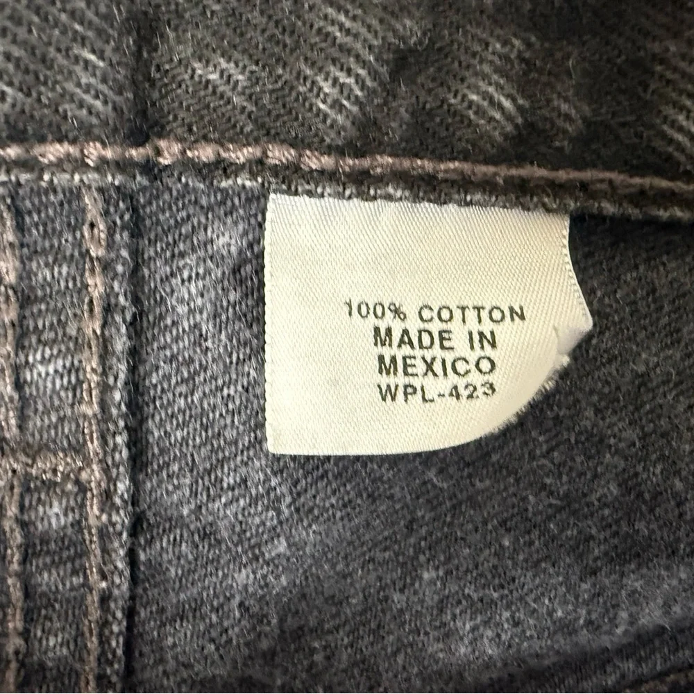 Levi's 501 Black Straight Denim Jeans Men 36x32 Strauss WPL 423 Button Fly. 765